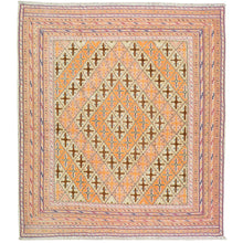 Load image into Gallery viewer, Afghan Tribal Mashwani Handmade Geometric Design Wool Rug (Size 5.1 X 5.10) Cwral-8577