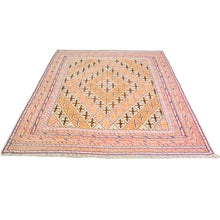 Load image into Gallery viewer, Afghan Tribal Mashwani Handmade Geometric Design Wool Rug (Size 5.1 X 5.10) Cwral-8577