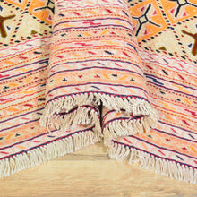 Load image into Gallery viewer, Afghan Tribal Mashwani Handmade Geometric Design Wool Rug (Size 5.1 X 5.10) Cwral-8577