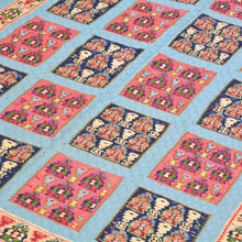 Load image into Gallery viewer, Hand-Woven Persian Sennah Kilim Geometric Design Wool Rug (Size 4.0 X 4.11) Cwral-8592