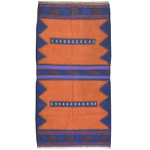 Load image into Gallery viewer, Hand-Woven Flat-weave Tribal Kilim Wool Rug (Size 2.11 X 5.8) Cwral-8616