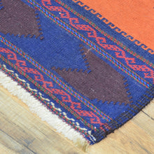 Load image into Gallery viewer, Hand-Woven Flat-weave Tribal Kilim Wool Rug (Size 2.11 X 5.8) Cwral-8616