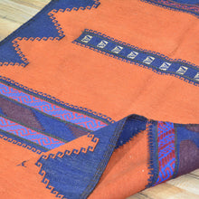 Load image into Gallery viewer, Hand-Woven Flat-weave Tribal Kilim Wool Rug (Size 2.11 X 5.8) Cwral-8616