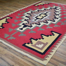Load image into Gallery viewer, Hand-Woven Southwestern Design Wool Handmade Rug (Size 6.6 X 9.10) Cwral-8691