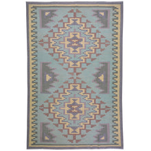 Load image into Gallery viewer, Hand-Woven Southwestern Design Wool Handmade Rug (Size 6.5 X 9.11) Cwral-8694