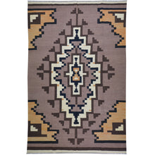 Load image into Gallery viewer, Hand-Woven Tribal Kilim Southwestern Design Wool Rug (Size 6.4 X 9.9) Cwral-8700