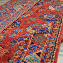 Load image into Gallery viewer, Hand-Knotted oriental Afghan Tribal Handmade Wool Rug (Size 9.4 X 12.6) Cwral-8706