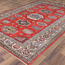 Load image into Gallery viewer, Hand-Knotted Fine Caucasian Design Kazak Wool Handmade Rug (Size 6.1 X 9.0) Cwral-8835