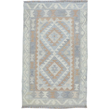 Load image into Gallery viewer, Hand-Woven Flatweave Tribal Kilim Handmade Wool Rug (Size 2.8 X 4.3) Cwral-9039