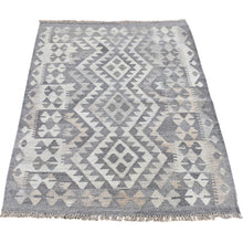 Load image into Gallery viewer, Hand-Woven Flatweave Tribal Kilim Handmade Wool Rug (Size 2.10 X 4.0) Cwral-9048