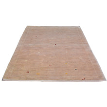 Load image into Gallery viewer, Hand-Knotted Gabbeh Modern Design Handmade Wool Rug (Size 4.2 X 5.10) Cwral-9096