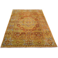 Load image into Gallery viewer, Hand-Knotted Mamluk Egyptian Design Wool Rug (Size 3.8 X 5.7) Cwral-9111