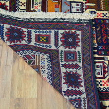 Load image into Gallery viewer, Hand-Knotted Afghan Tribal Pictorial Design Wool Handmade Rug (Size 3.9 X 6.2) Cwral-9117