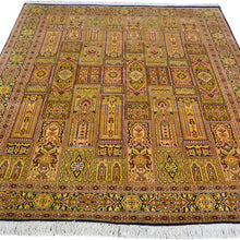 Load image into Gallery viewer, Hand-Knotted Traditional Design Kashmiri Silk Handmade Rug (Size 5.0 X 6.11) Cwral-9213