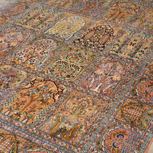 Load image into Gallery viewer, Hand-Knotted Traditional Design Kashmiri Silk Handmade Rug (Size 5.1 X 7.2) Cwral-9216
