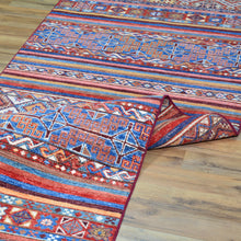 Load image into Gallery viewer, Hand-Knotted Kazak Khorjin Design Handmade Wool Rug (Size 2.9 X 9.5) Cwral-9252