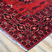 Load image into Gallery viewer, Hand-Knotted Tribal Turkoman Design Handmade Wool Rug (Size 5.0 X 6.7) Cwral-9273