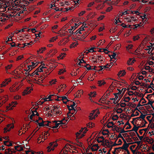 Load image into Gallery viewer, Hand-Knotted Tribal Turkoman Design Handmade Wool Rug (Size 5.0 X 6.7) Cwral-9273