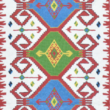 Load image into Gallery viewer, Hand-Woven Kashmiri Chain-Stitched Handmade Wool Rug (Size 2.11 X 4.11) Cwral-9288