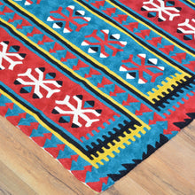 Load image into Gallery viewer, Hand-Woven Kashmiri Chain-Stitched Handmade Wool Rug (Size 3.11 X 6.0) Cwral-9291