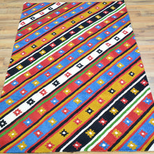 Load image into Gallery viewer, Hand-Woven Kashmiri Chain-Stitched Handmade Wool Rug (Size 2.11 X 4.11) Cwral-9300