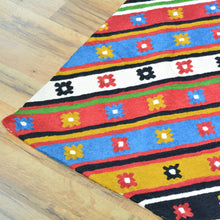 Load image into Gallery viewer, Hand-Woven Kashmiri Chain-Stitched Handmade Wool Rug (Size 2.11 X 4.11) Cwral-9300