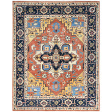 Load image into Gallery viewer, Hand-Knotted Peshawar Chobi Heriz Design Handmade Wool Rug (Size 8.1 X 10.0) Cwral-9369