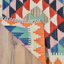Load image into Gallery viewer, Hand-Woven Reversible Tribal Kilim Handmade Wool Rug (Size 2.1 X 3.1) Cwral-9402