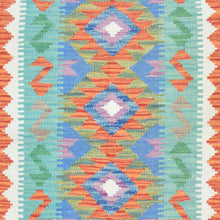 Load image into Gallery viewer, Hand-Woven Reversible Tribal Kilim Handmade Wool Rug (Size 2.1 X 2.9) Cwral-9414