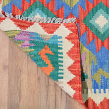 Load image into Gallery viewer, Hand-Woven Reversible Tribal Kilim Handmade Wool Rug (Size 2.2 X 2.8) Cwral-9420