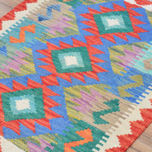 Load image into Gallery viewer, Hand-Woven Reversible Tribal Kilim Handmade Wool Rug (Size 2.2 X 2.8) Cwral-9420