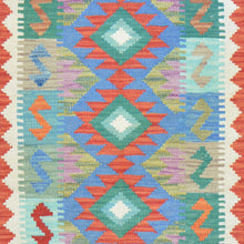 Load image into Gallery viewer, Hand-Woven Reversible Tribal Kilim Handmade Wool Rug (Size 2.2 X 2.8) Cwral-9420