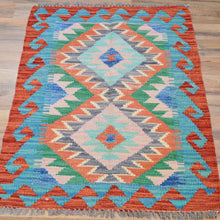 Load image into Gallery viewer, Hand-Woven Southwestern Design Kilim Handmade Wool Rug (Size 2.0 X 3.1) Cwral-9450
