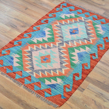 Load image into Gallery viewer, Hand-Woven Southwestern Design Kilim Handmade Wool Rug (Size 2.0 X 3.1) Cwral-9450
