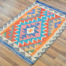 Load image into Gallery viewer, Hand-Woven Southwestern Design Kilim Handmade Wool Rug (Size 2.0 X 2.11) Cwral-9456