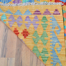 Load image into Gallery viewer, Hand-Woven Afghan Momana Reversible Kilim 100% Wool Rug (Size 6.9 X 9.6) Cwral-9522