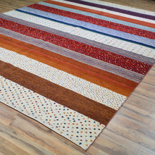 Load image into Gallery viewer, Hand-Knotted Modern Gabbeh Design Wool Handmade Rug (Size 8.2 x11.7) Cwral-9543