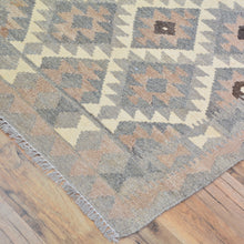 Load image into Gallery viewer, Hand-Woven Flatweave Geometric Design Kilim Handmade Wool (Size 2.8 X 9.8) Cwral-9567