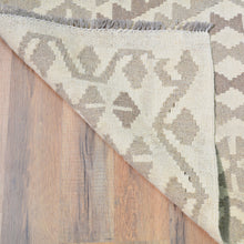 Load image into Gallery viewer, Hand-Woven Flatweave Geometric Design Kilim Handmade Wool (Size 2.7 X 9.9) Cwral-9570