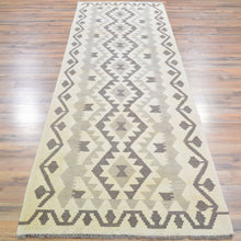 Load image into Gallery viewer, Hand-Woven Flatweave Geometric Design Kilim Handmade Wool (Size 2.10 X 9.7) Cwral-9573