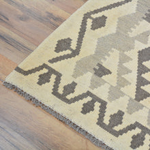 Load image into Gallery viewer, Hand-Woven Flatweave Geometric Design Kilim Handmade Wool (Size 2.10 X 9.7) Cwral-9573