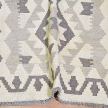 Load image into Gallery viewer, Hand-Woven Flatweave Geometric Design Kilim Handmade Wool (Size 2.10 X 9.7) Cwral-9573