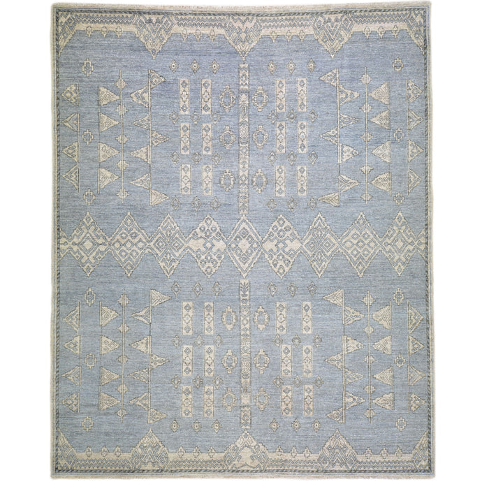 Hand-Knotted Afghan Tribal Chobi Traditional Design Wool Rug (Size 8.0 X 9.5) Cwral-9579