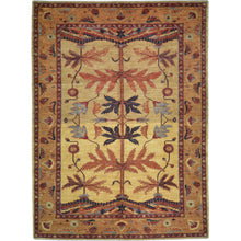 Load image into Gallery viewer, Hand-Knotted Afghan Tribal Traditional Design Wool Rug (Size 9.6 X 12.8) Cwral-9591
