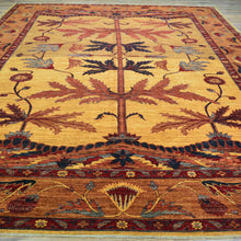 Load image into Gallery viewer, Hand-Knotted Afghan Tribal Traditional Design Wool Rug (Size 9.6 X 12.8) Cwral-9591