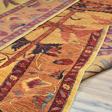 Load image into Gallery viewer, Hand-Knotted Afghan Tribal Traditional Design Wool Rug (Size 9.6 X 12.8) Cwral-9591