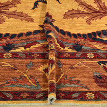 Load image into Gallery viewer, Hand-Knotted Afghan Tribal Traditional Design Wool Rug (Size 9.6 X 12.8) Cwral-9591