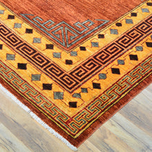 Load image into Gallery viewer, Hand-Knotted Afghan Tribal Khotan Design Wool Rug (Size 8.11 X 11.6) Cwral-9600