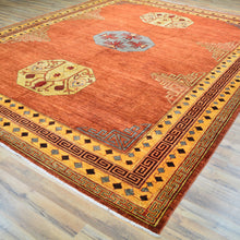 Load image into Gallery viewer, Hand-Knotted Afghan Tribal Khotan Design Wool Rug (Size 8.11 X 11.6) Cwral-9600