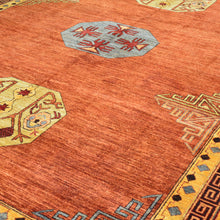 Load image into Gallery viewer, Hand-Knotted Afghan Tribal Khotan Design Wool Rug (Size 8.11 X 11.6) Cwral-9600
